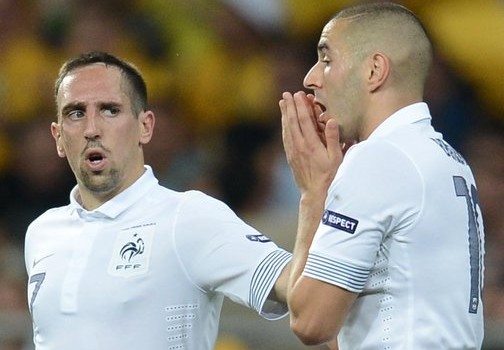 Benzema and Ribery and Benzema in sex charges